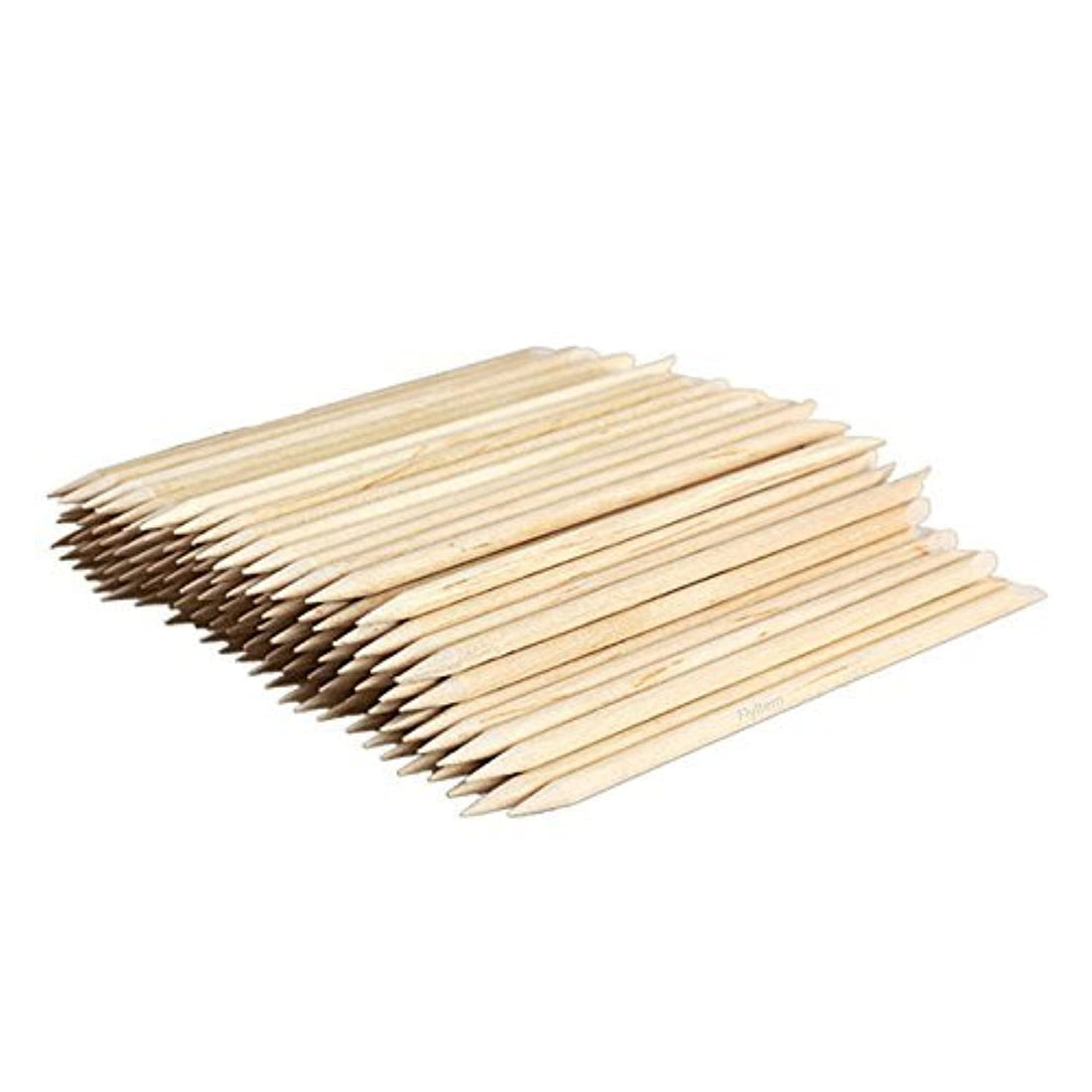 Nail Art Design Orange Wood Stick Cuticle Pusher Remover Manicure Care 200 Pieces