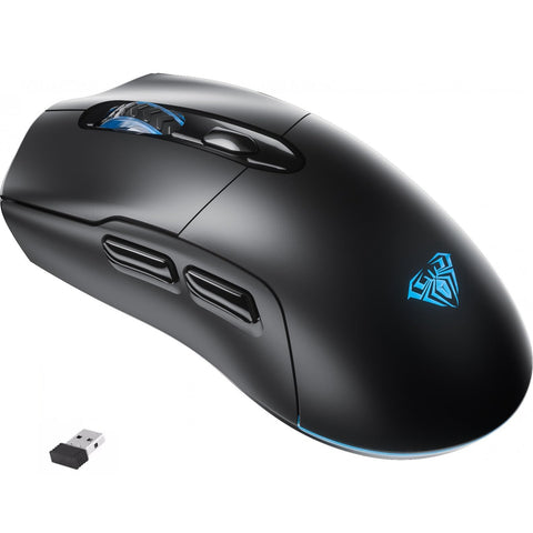AULA SC525 Wireless,Bluetooth RGB Gaming Mouse - Optical Sensor 4,600 DPI With Gripe Tape - Ergonomic Computer Mouse for Laptop/PC/Mac/Tablet