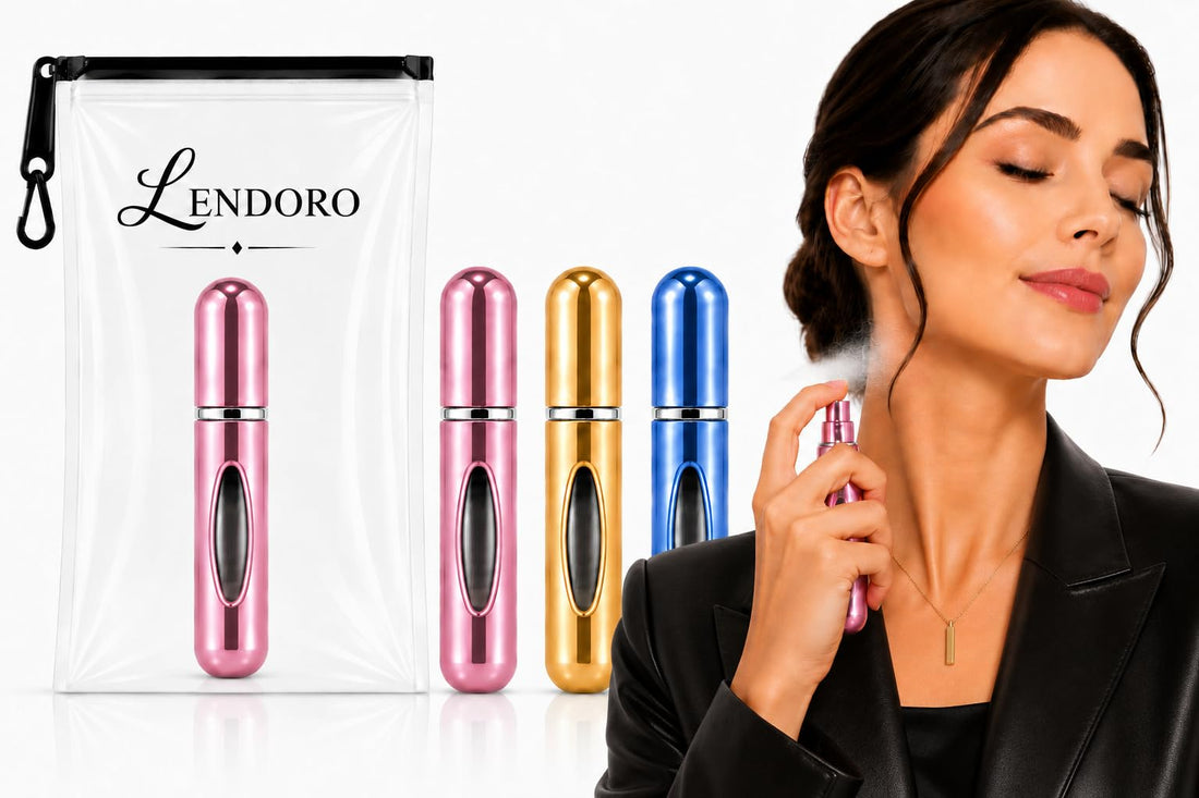 Mini Perfume Atomizer, Refillable and Portable, 5ml Capacity, Leak-Proof, Compact Travel Spray Bottle (Random Color, 1 Piece)