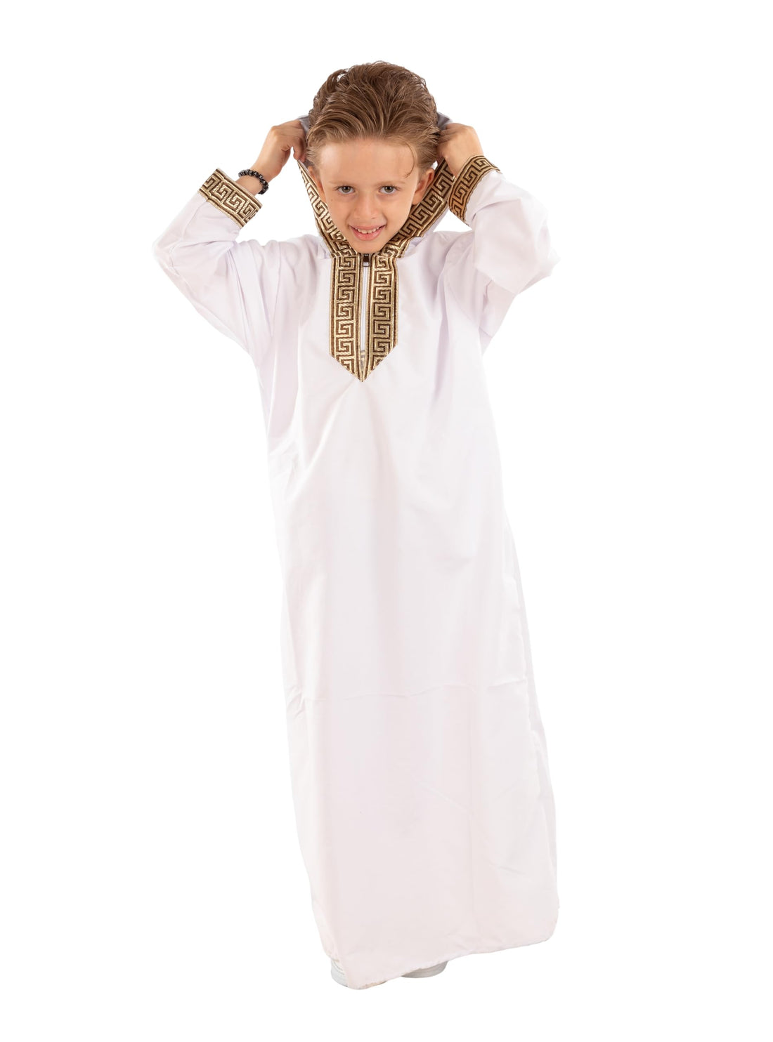 Premium Heritage Kids Jalabiya - Comfort and Style - Boys Abaya by Mazaya