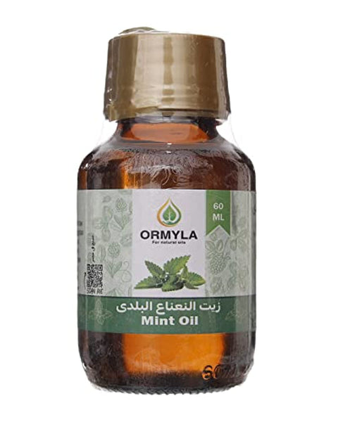 Ormyla Egyptian Peppermint Oil Virgin for Hair, Face and Body, 60 Ml