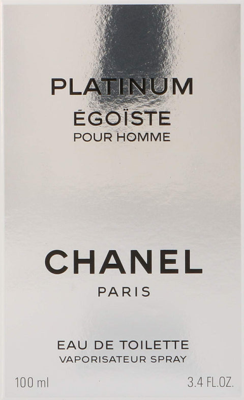 Chanel egoiste platinum eau de toilette spray for men - 100 ml