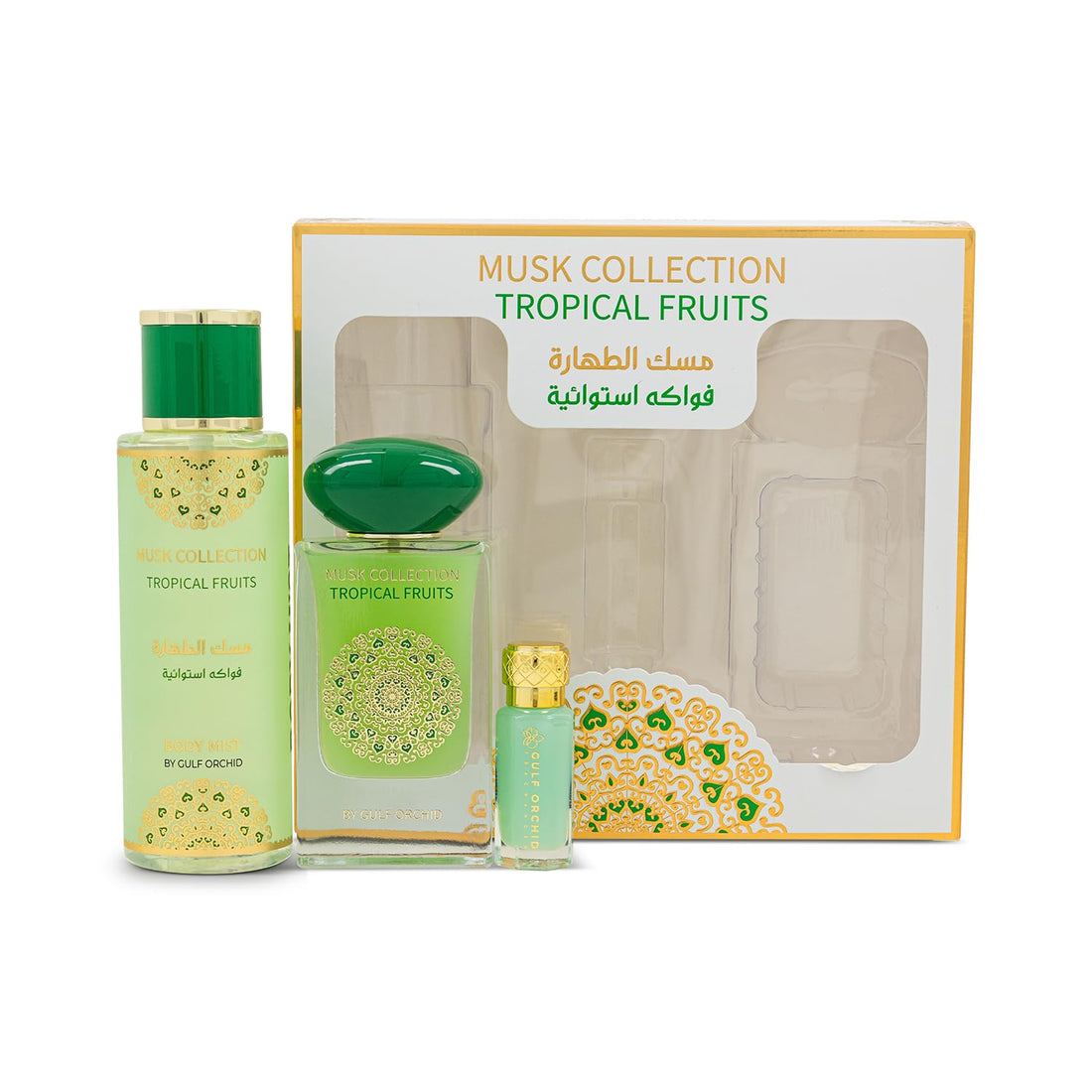 Gulf Orchid Musk Tahara Set, Tropical Fruits, 3 Pieces