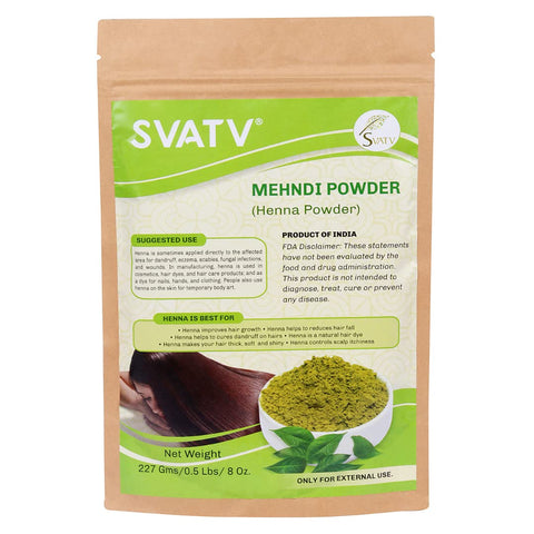 Henna Powder (Lawsonia Inermis) Natural Looking Hair & Glossy Strengthens And Repairs Damage Hair for Men and Women Natural Hair Color - 227g | 08oz
