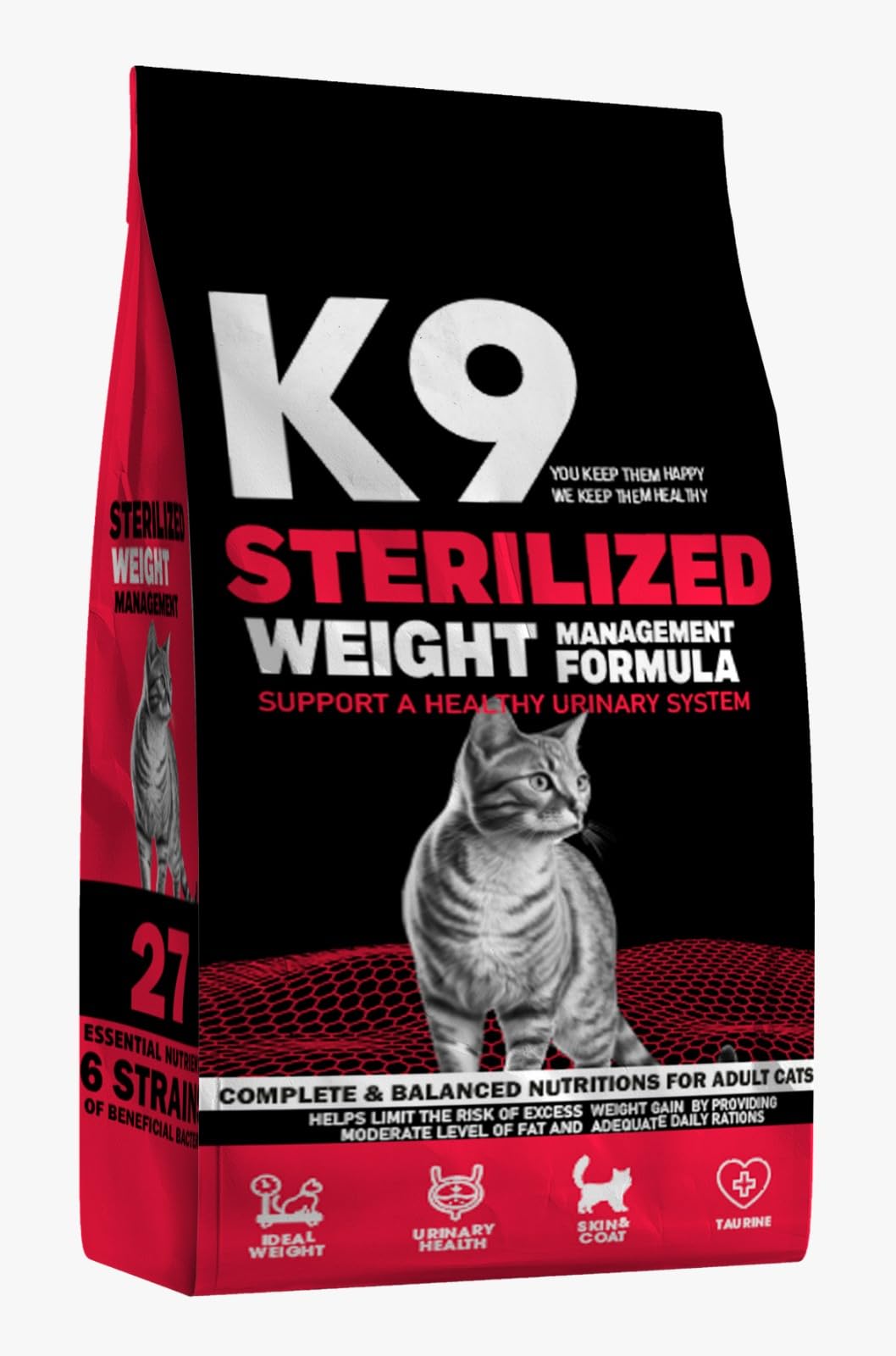 K9 Sterlized Dry Food - 2kg