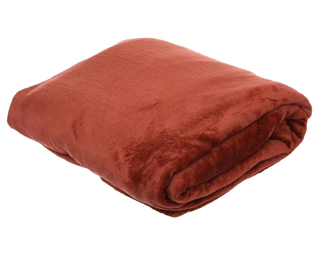 Miro Plush Heater, 220 cm × 240 cm Size, Havana