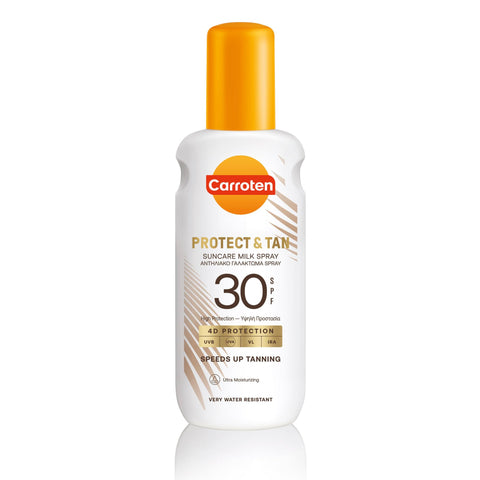 Carroten Protect & Tan Suncare milk spray SPF30 200 ml