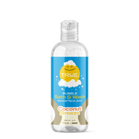 Lanalou Bubble Bath & Wash | Coconut Scented | Baby & Kids | Super Bubbles & Fun | For Delicate Skin/Dermatologically Tested | True | 250ml