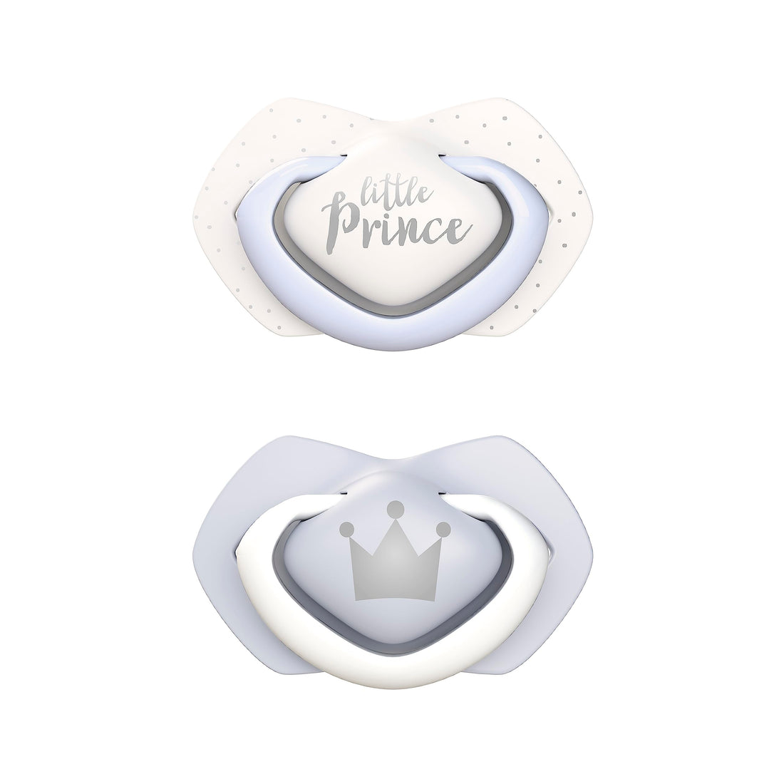 Canpol babies Silicone Pacifier Pack Royal Baby Blue (2 pc.) 6-18 months