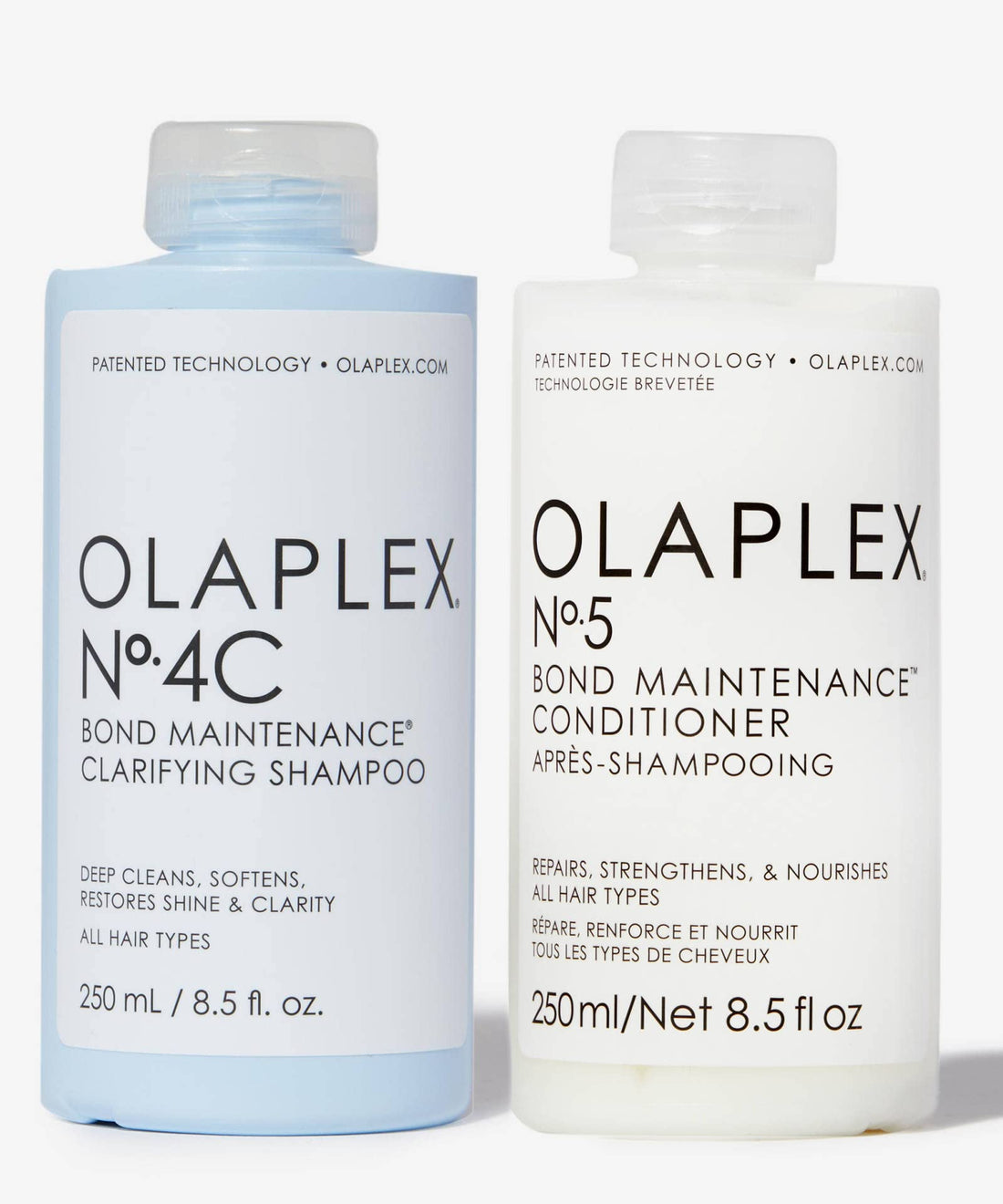 OLAPLEX No4C and 5 -Bond Maintenance Clarifying Shampoo and Conditioner 250ml