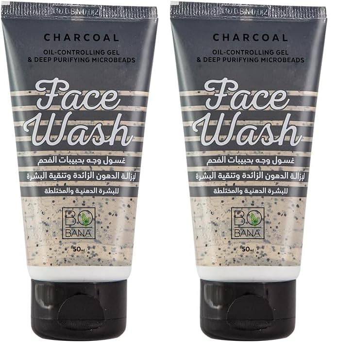 Bobana face wash charcoal 50 gm (Pack of 2)