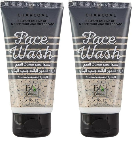 Bobana face wash charcoal 50 gm (Pack of 2)