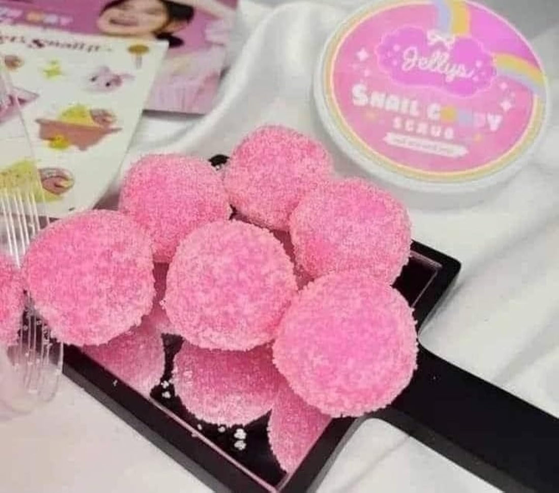 candy snail natural sugar ball scrub