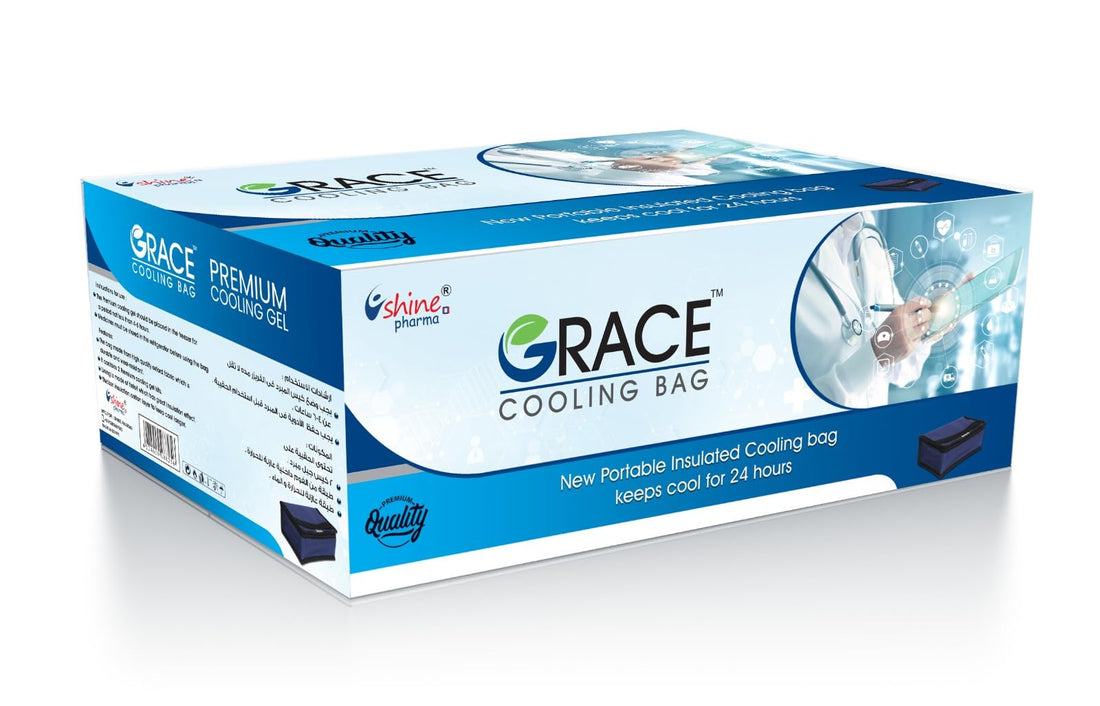 Grace Hot & Cold Bag Keeps Cold or Hot For 24 Hours - With 2 Premium Cooling Gel Kits
