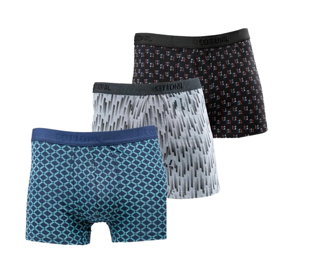 Cottonil set of 3 Design Boxer 0251804 - Multi color - L