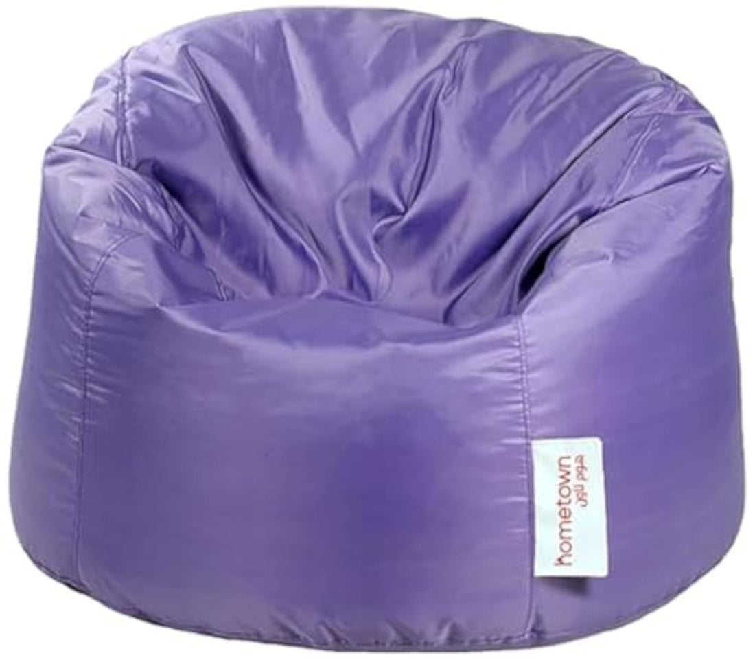 HomeTown Large PVC Bean Bag, 52x84 cm - Purple
