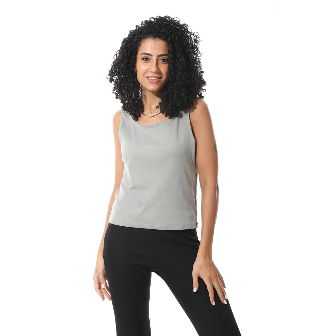 Andora Womens Sleeveless Scoop Neckline Cotton Western