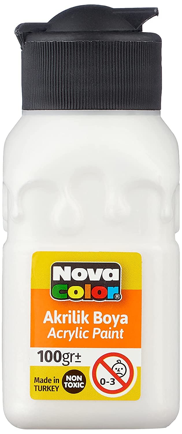 Nova acrylic bottle 100gm turkish pearl