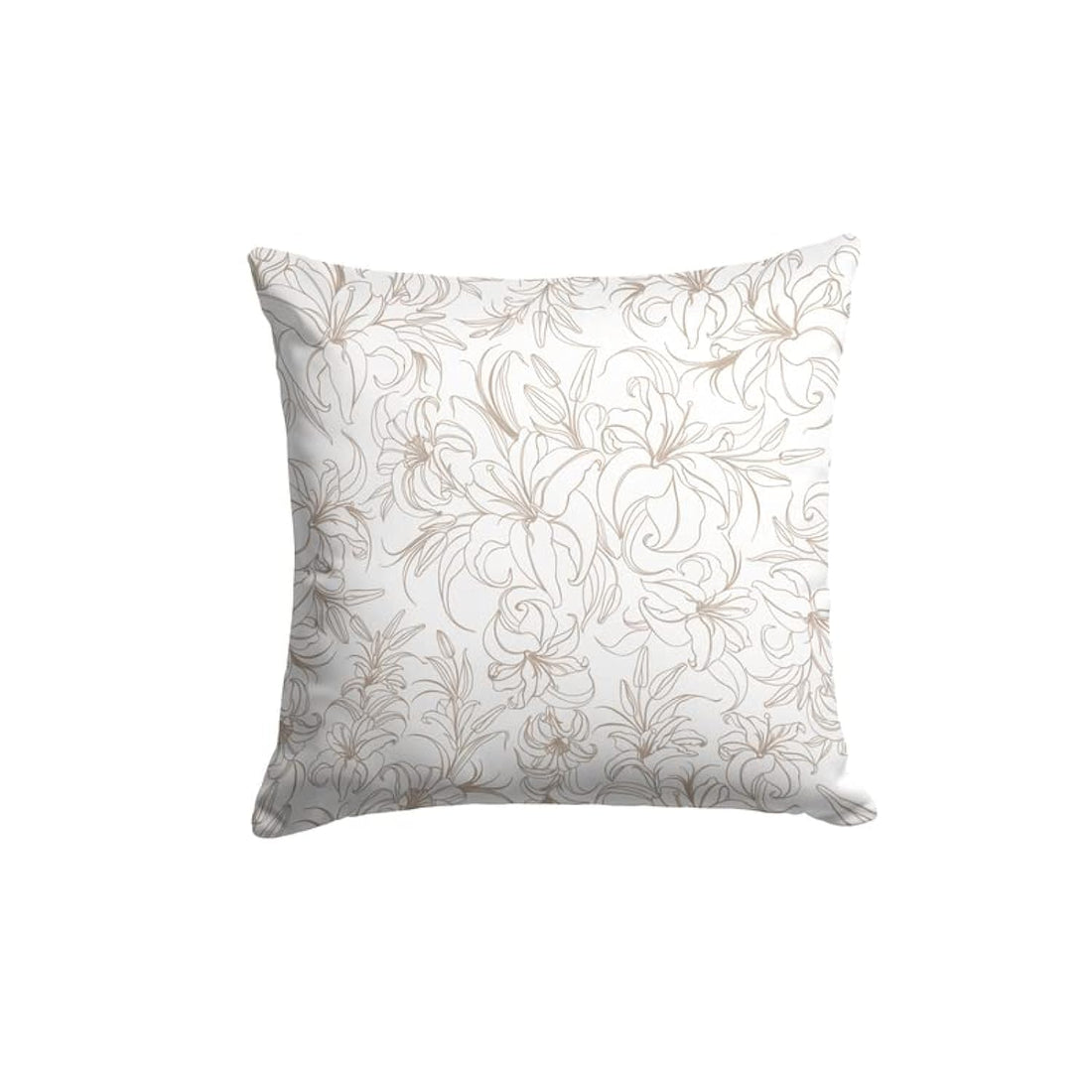 ART MOOD HOME Velvet Jia Cushion Beige *White 40x40 CM