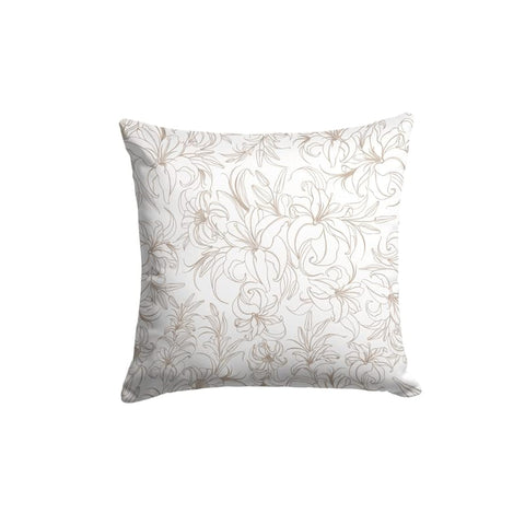 ART MOOD HOME Velvet Jia Cushion Beige *White 40x40 CM