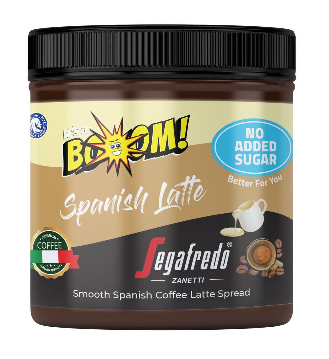 It's a Boom Spread Spanish Latte with SEGAFREDO coffee - 200 gm