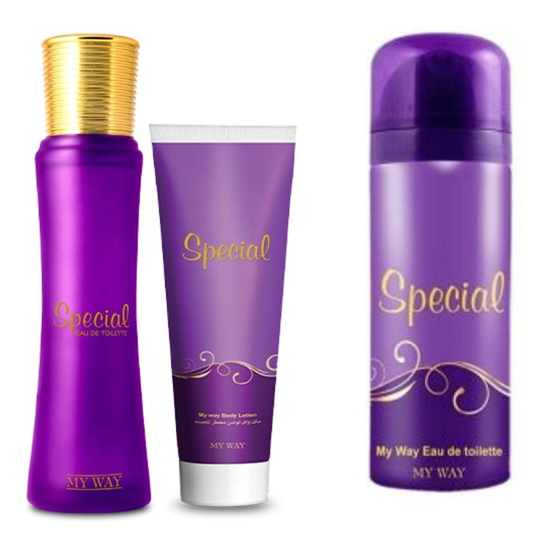 My way Beauty set , lotion and spray