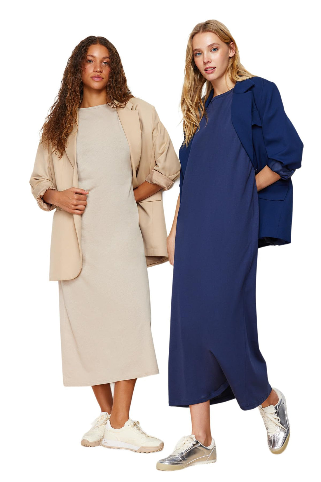 Trendyol Women 2-Pack 100% Cotton Knitted Lining Underwear Dress TCTAW22UK0110 Hijab Dress