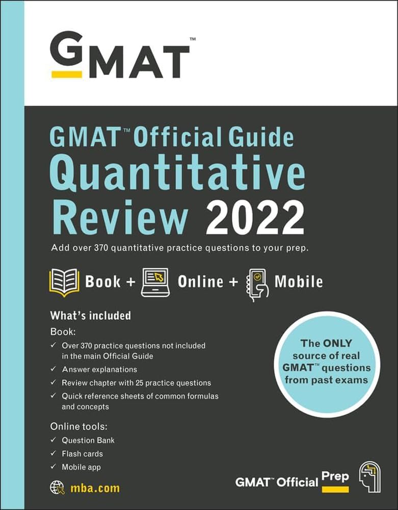 Ciel GMAT Official Guide Quantitative Review 2022: Book + Online Question Bank