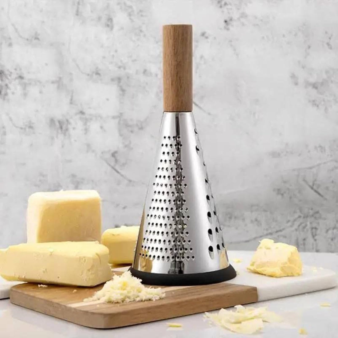 Trend Trio Cone Shape 3 Face Scraper Wood Hand
