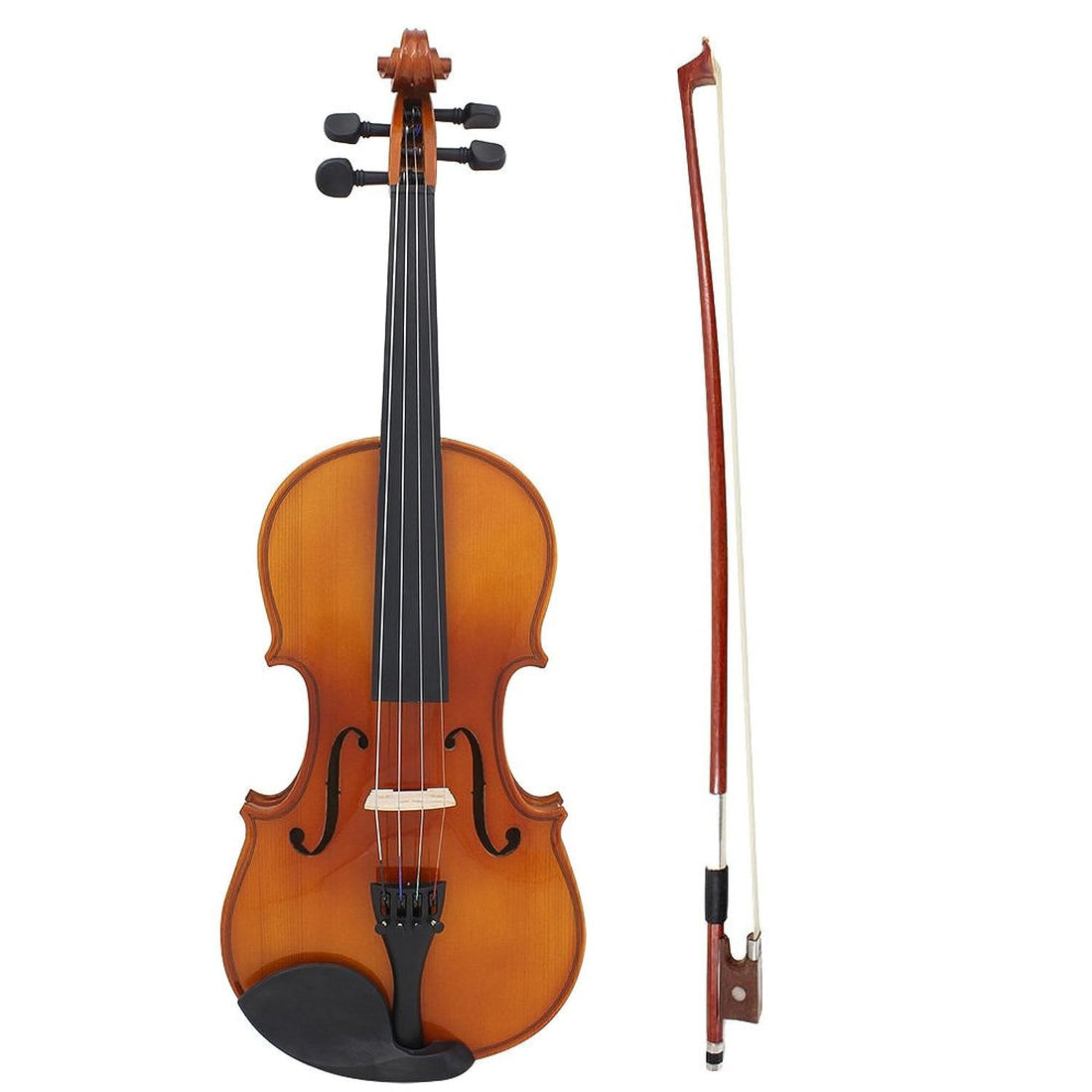 Other Full Size 4/4 Natural Acoustic Solid Wood Spruce Flame Maple Violin