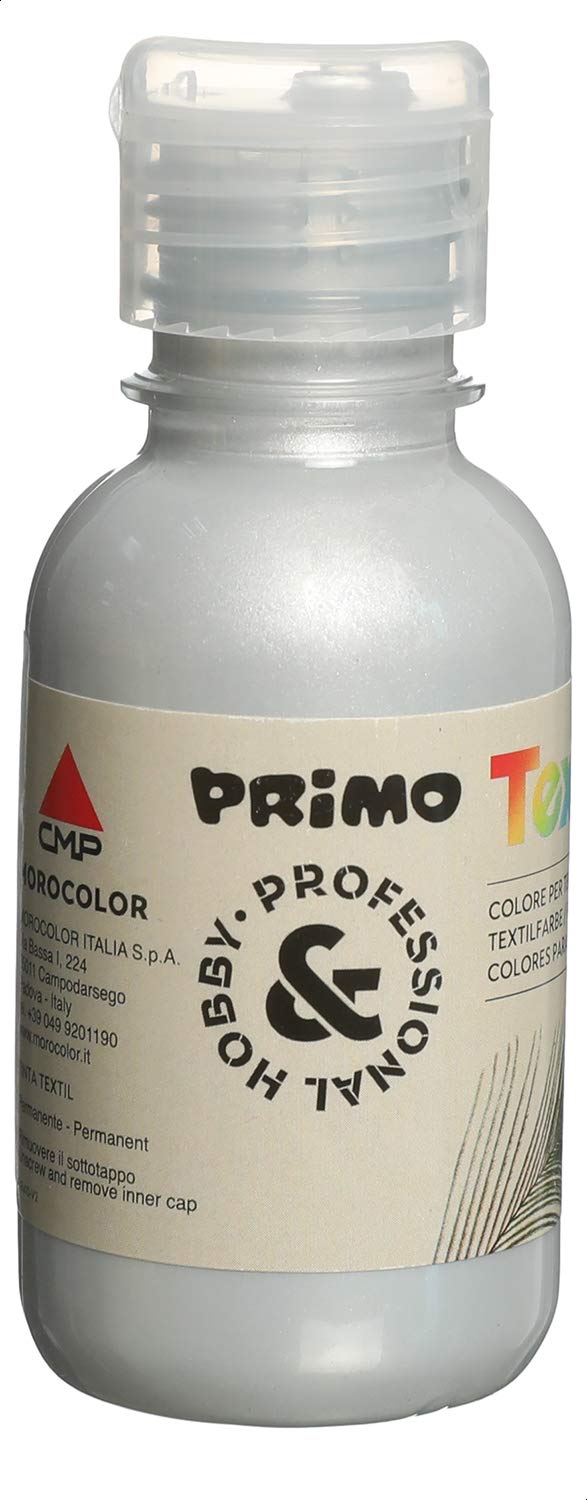 Primo 410TXM125 910 Textile Acrylic Paint, 125 ml, Metallic