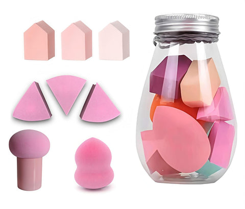 MT Makeup Sponge Set in a Clear Gift Box - 8 Pieces