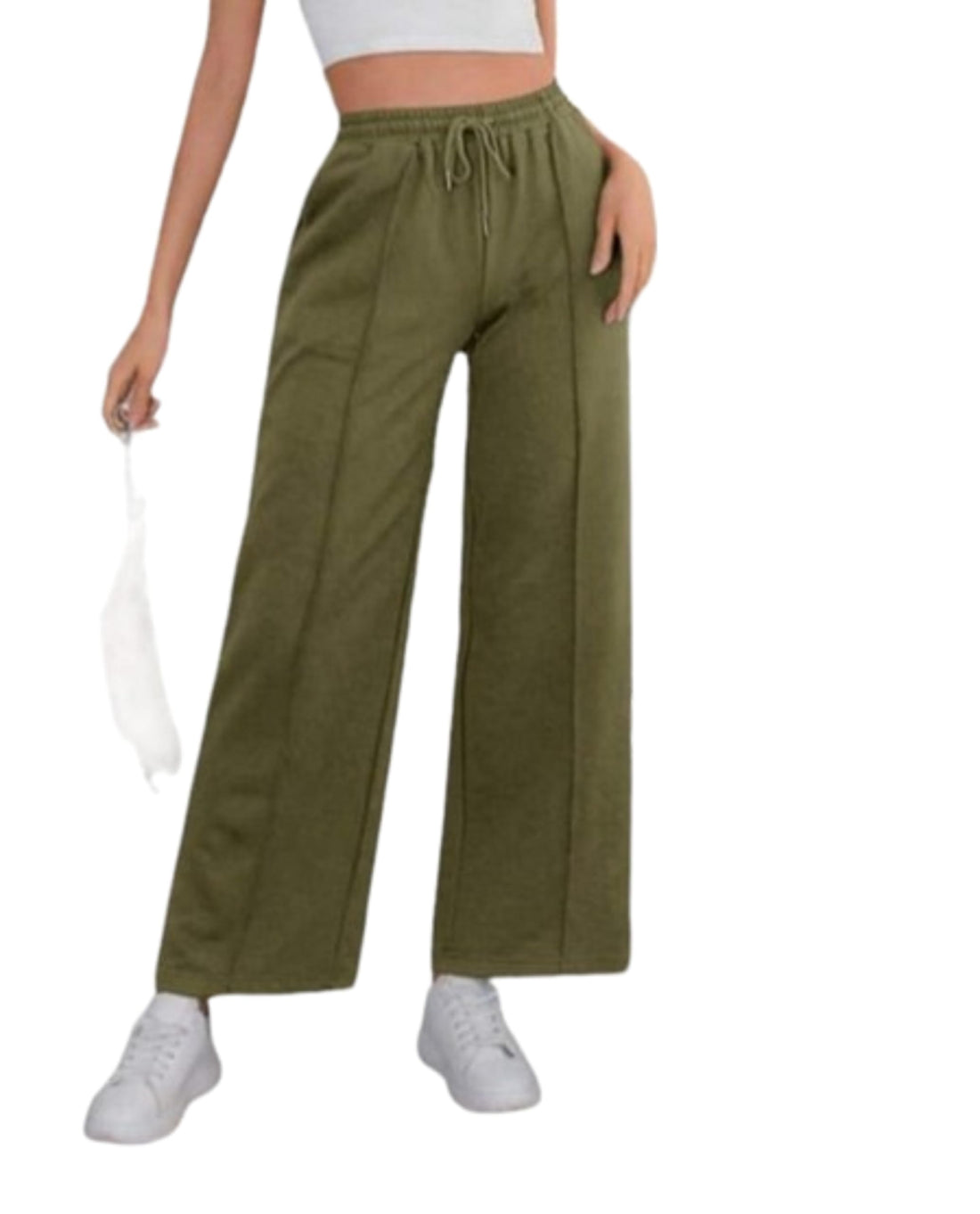 MIZAYA Women's High Waist Drawstring Drawstring Sweatpants