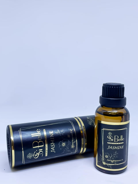 Si Belle Jasmine Concentrated Fragrance Oil for Home, Water Soluble, 8.3 x 3.3 cm, Multipurpose for Incense Burners, Sprays, Floors, Glass Bottle