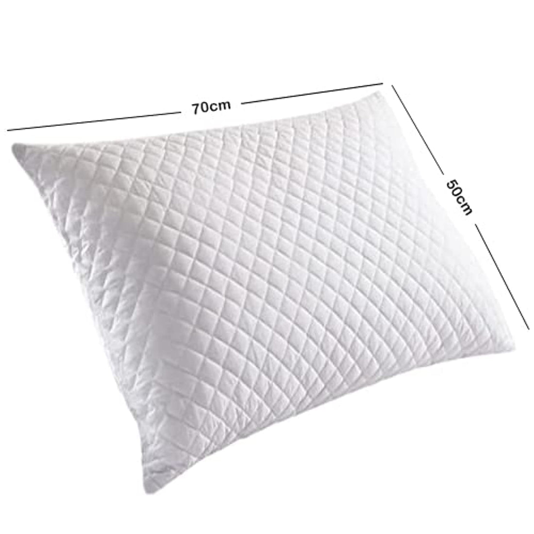 Snooze Tiba, Captioned fiber pillow,800 gm, 50 * 70 cm, White