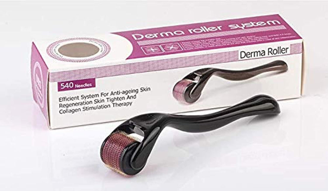 Titanium Best Derma Roller Kit Micro Roller Premium Derma Roller with 540 Micro Needle-1.5mm