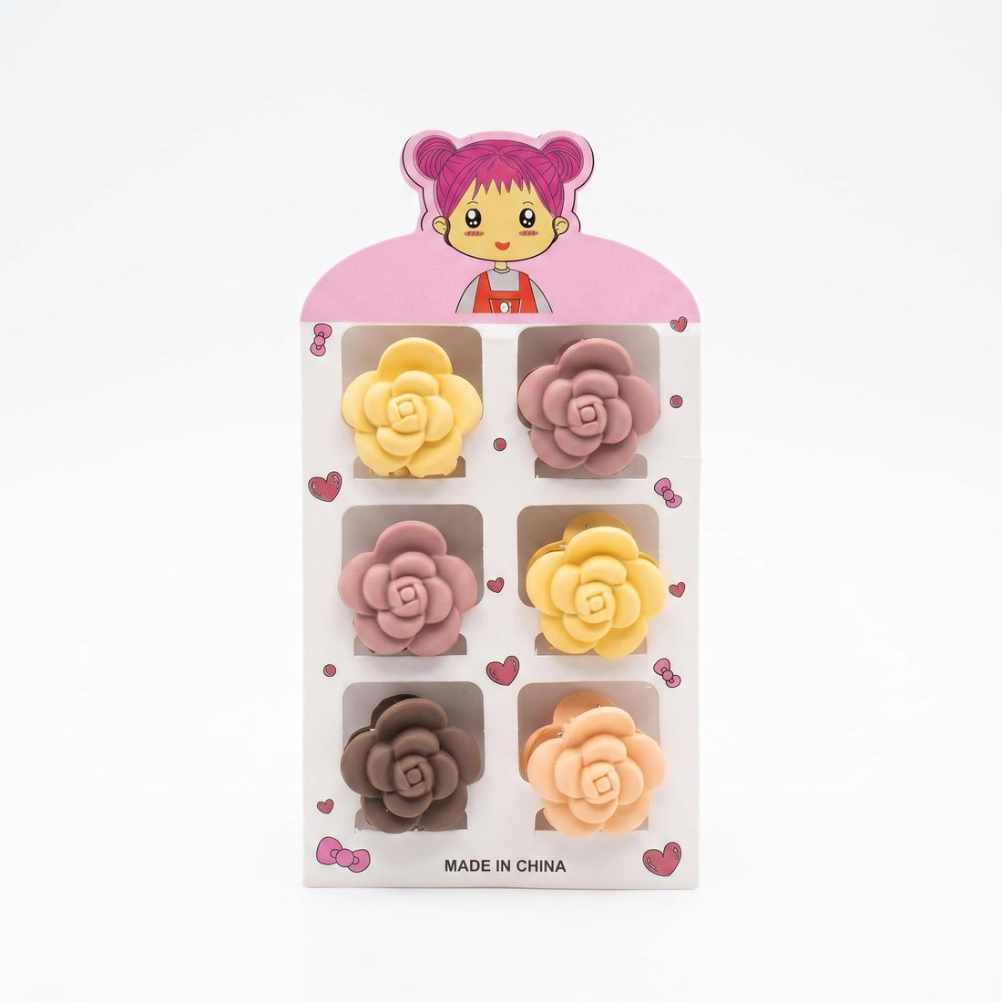 Catch Up Hair Snap Clips Set for Women & Girls – 6 Pieces Hair Barrette Clips Card, Strong Hold Non-Slip Design, Lightweight Stylish Daily Hair Accessories for Casual Wear & Styling