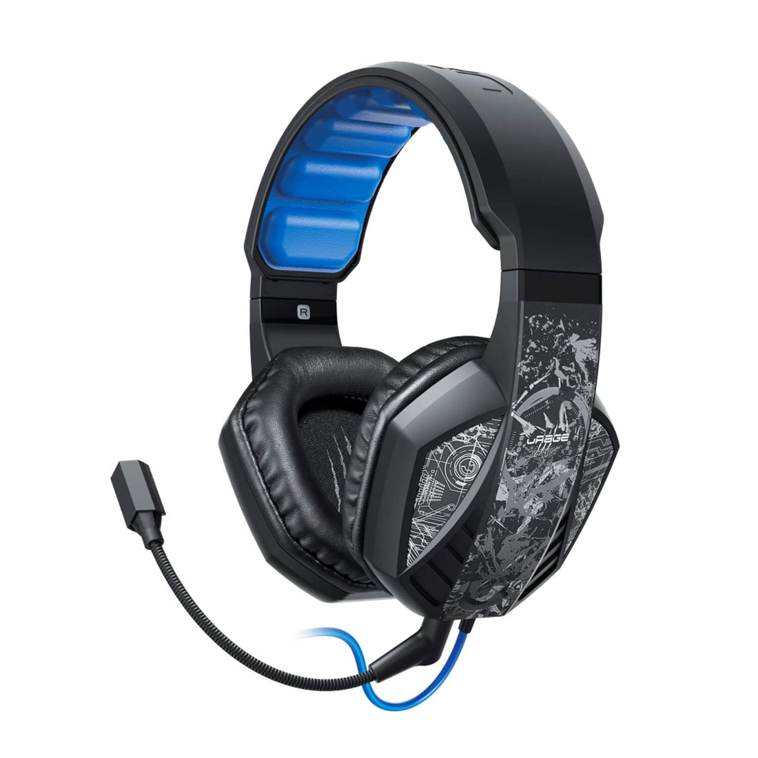 uRage SoundZ 310 7.1 Gaming Headset Black Dynamic 7.1 Overhead Headset, Volume Control, Microphone Mute Switch Integrated in Cable