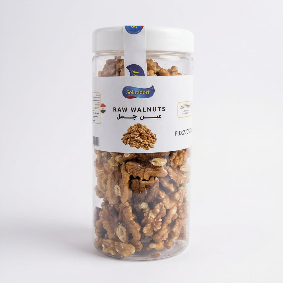 Sokradorf Premium Walnut Kernels Fresh Natural Walnuts Rich Crunchy Taste High in Omega 3 Healthy Fats Perfect for Snacking Baking and Cooking 200g