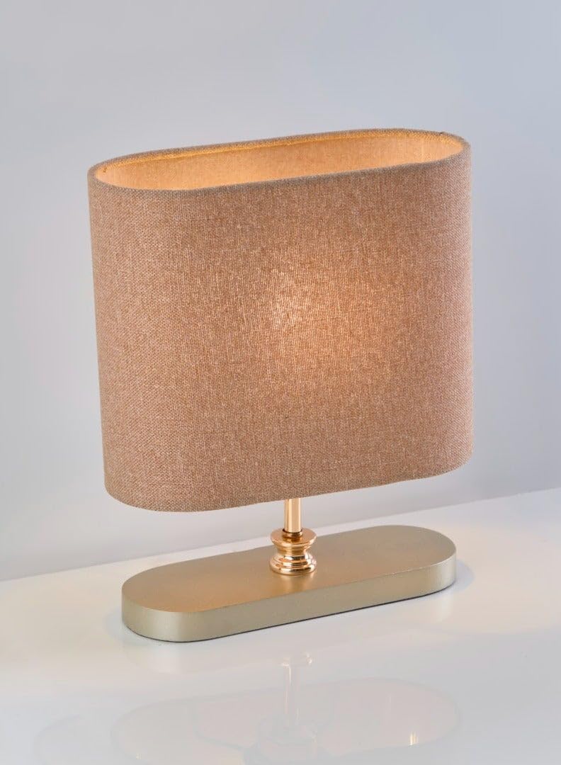 Nagafa Shop Martina Modern Wood Gold & Beige Table Lamp Tb62-Gd-Be 30 Ã— 30 Ã— 35
