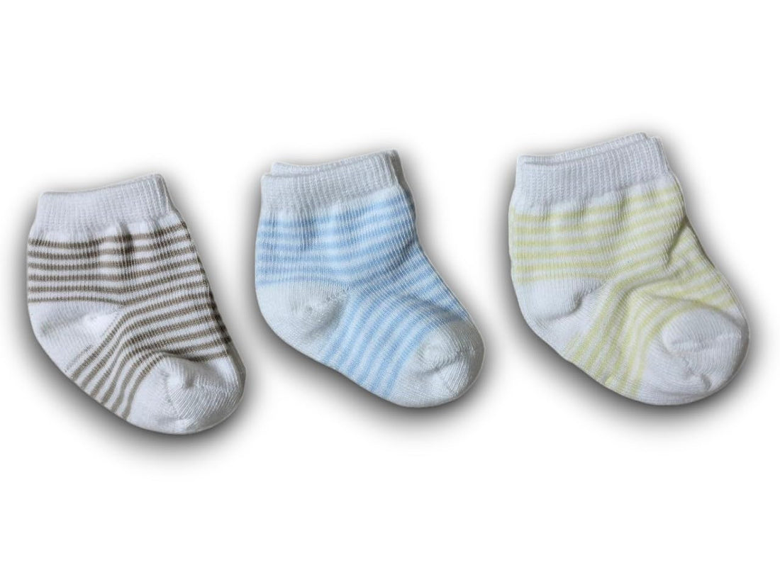 Baby Socks – Newborn – 0-3 Months – Unique Pack of 3 Socks