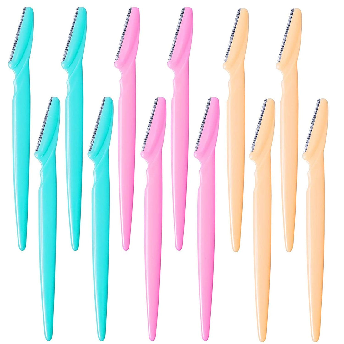 Tinkle Eyebrow Facial Razor for Women - 12 Pack