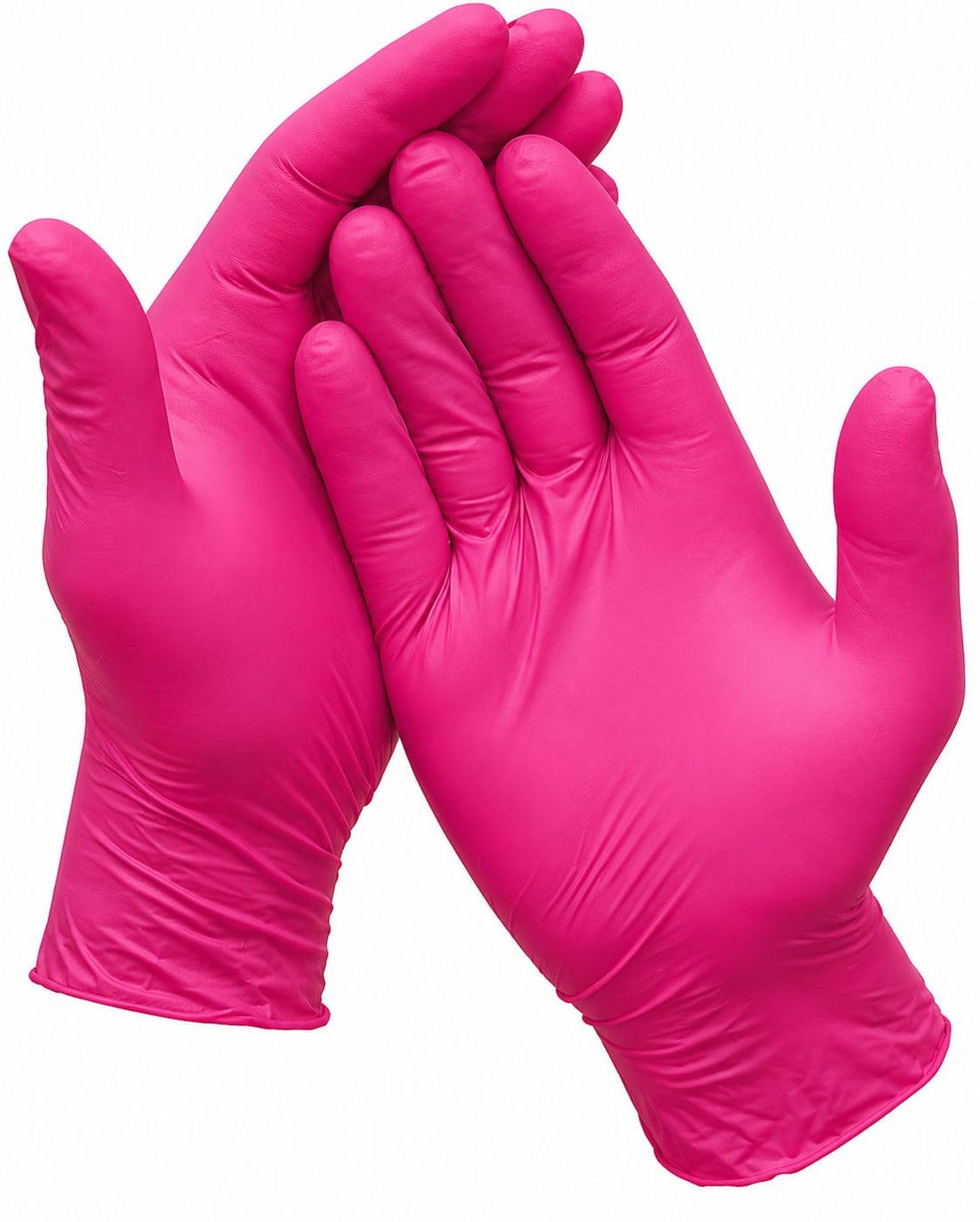 Rose Disposable Gloves, Latex Free, Powder Free, Pack of 10, Strong and Puncture Resistant, Medical, Food Handling, Tattoo and Barber Gloves