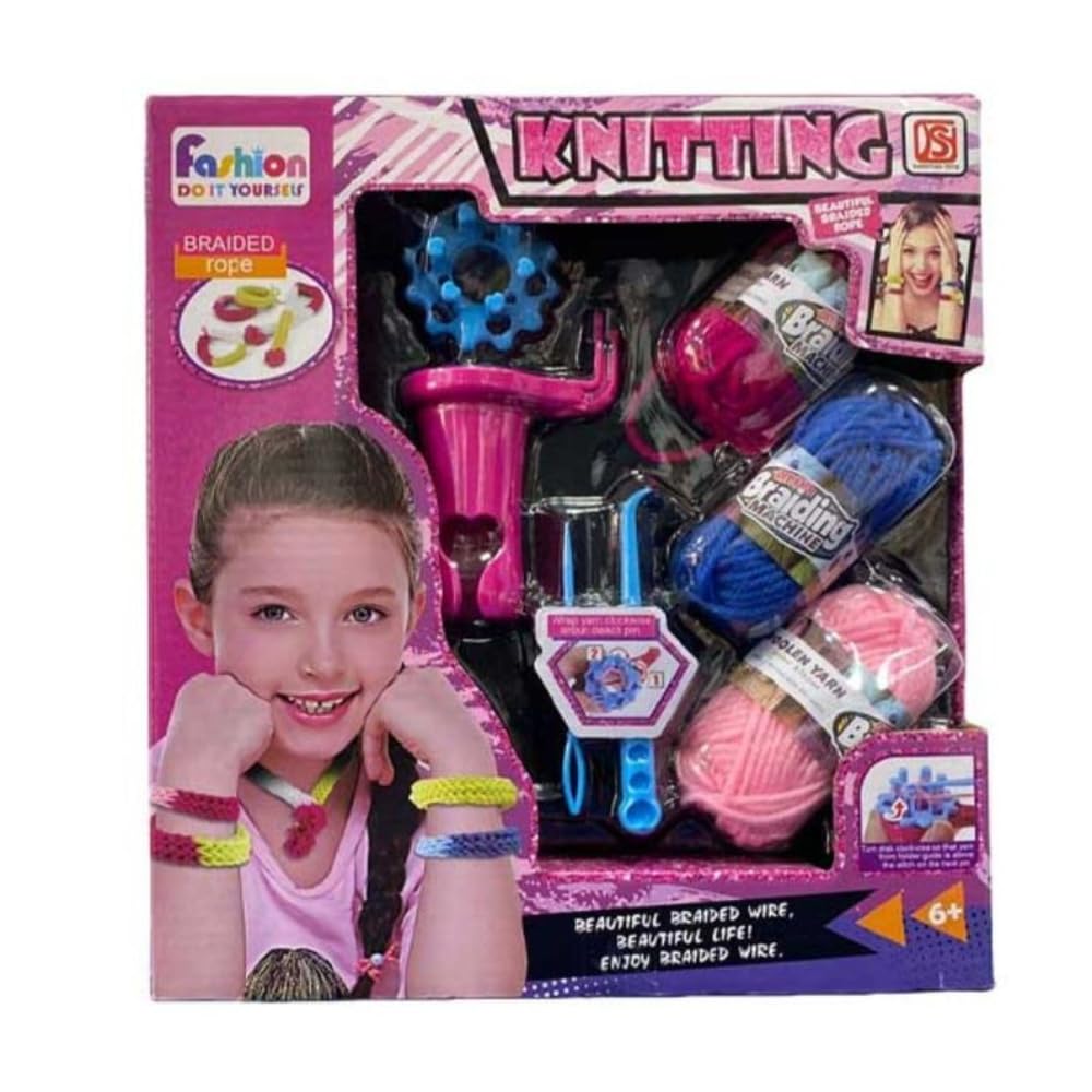 Knitting Machine and Bracelet Making Machine for Kids - Development of Creativity and Hands-on Skills (Suitable for 6+ Years)