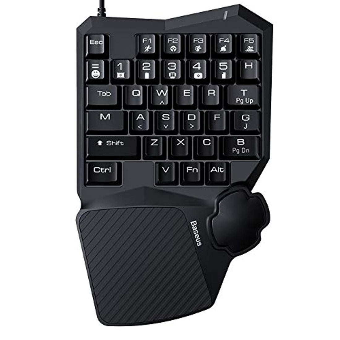 Baseus GAMO One-Handed Gaming Keyboard Black