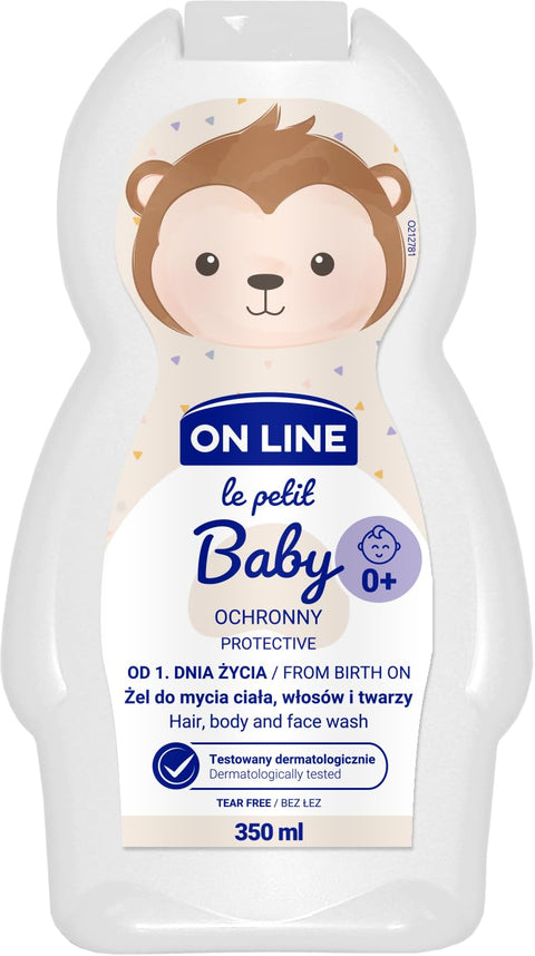 ON LINE Le Petit Baby 3 in 1 Body, Hair and Face Wash Ochronny Protective 350 ml