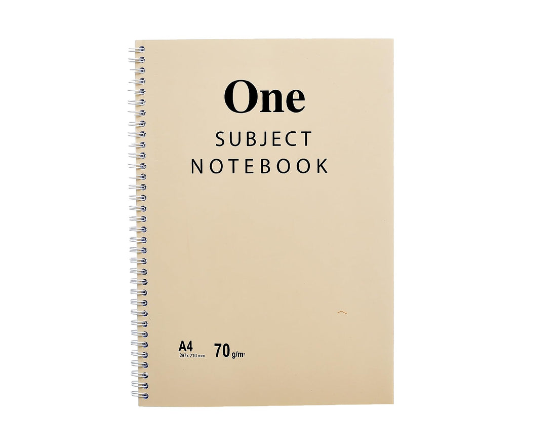 Metalic Spiral Lined Notebook A4, 100 Sheets Durable Tool That Withstand Daily Use With Eco-Friendly Material