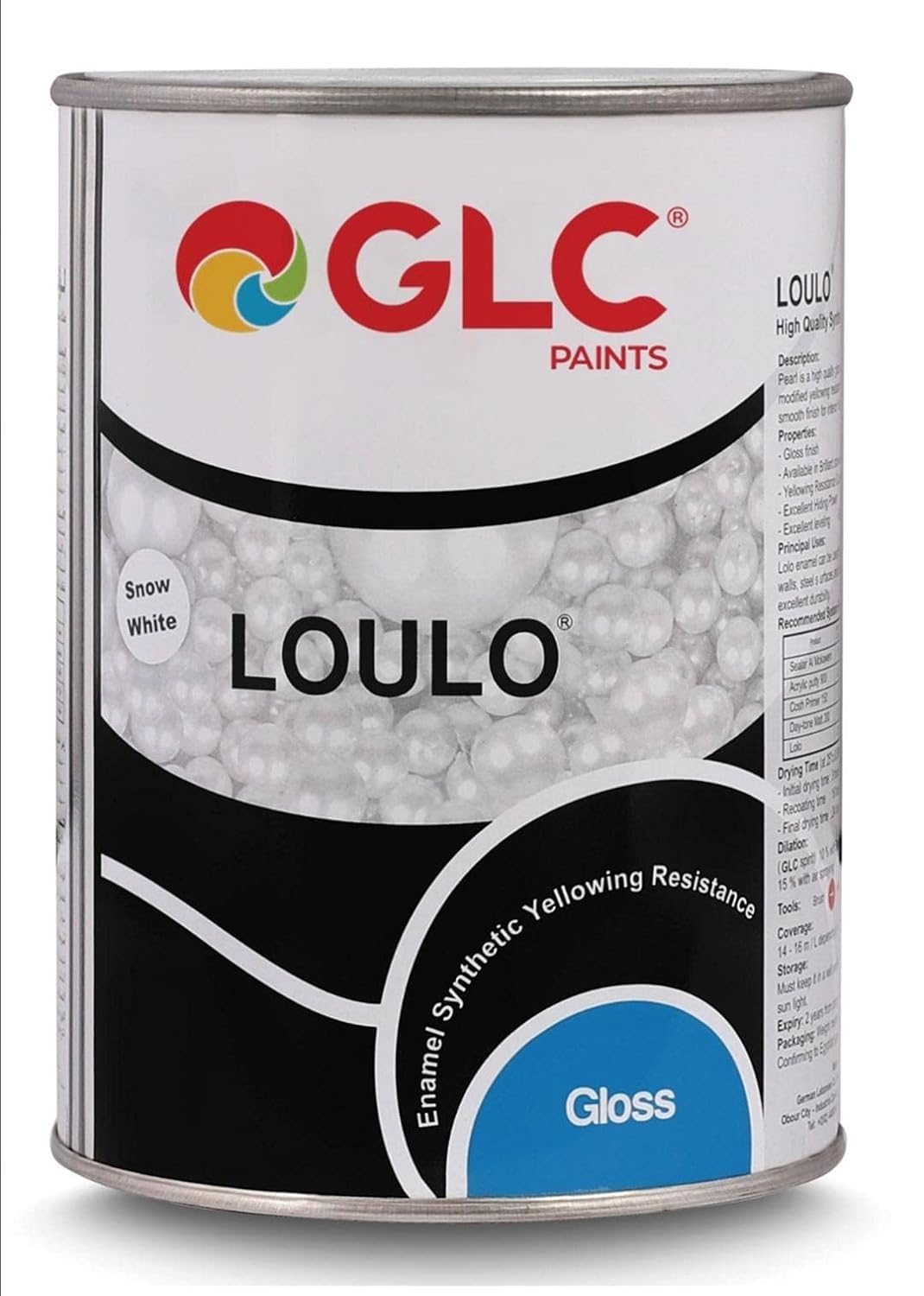 GLC Lulu gallon glossy luster long lasting glossy interior and exterior lacquer paint , 2725612644784