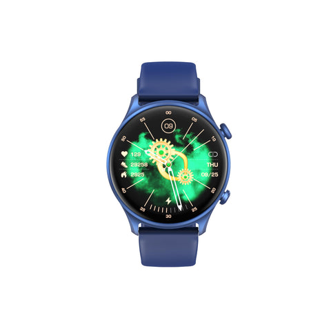 RIVERSONG Motive 7C Round Smart watch Navy Blue