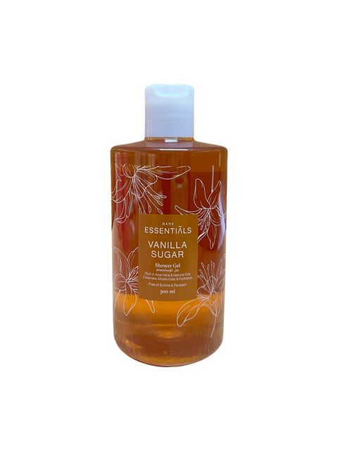 Essentials Vanilla Sugar Shower Gel, 500 ml